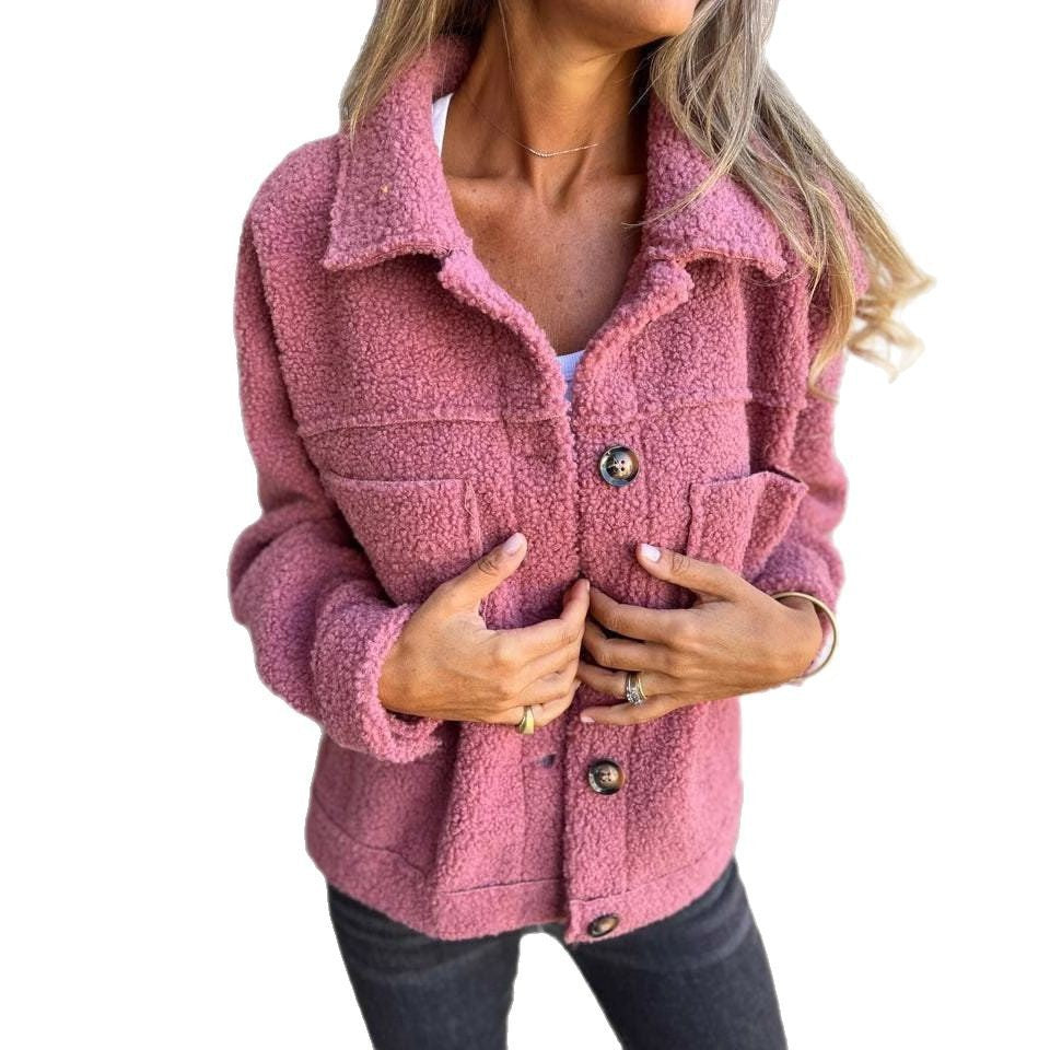Lamb Wool Blend Coat