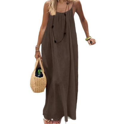 Backless Suspender Loungewear Dress