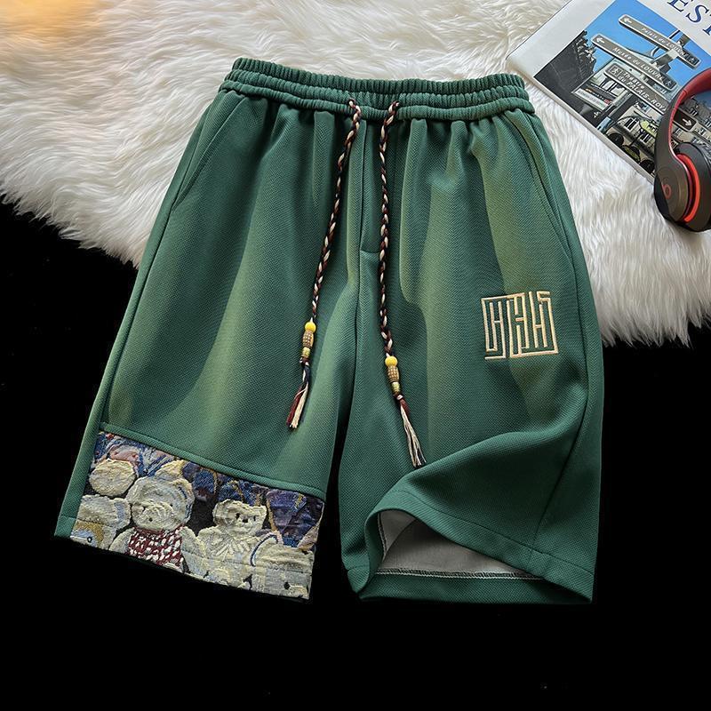 Retro Patchwork Shorts