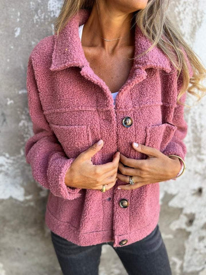Lamb Wool Blend Coat