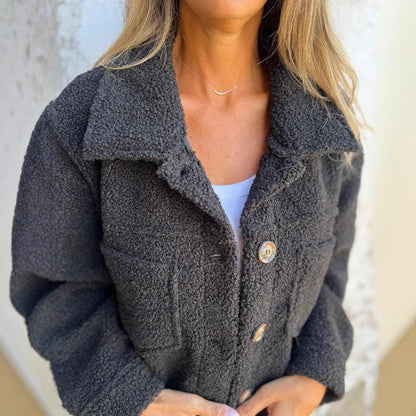 Lamb Wool Blend Coat