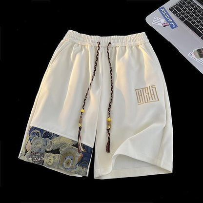 Retro Patchwork Shorts