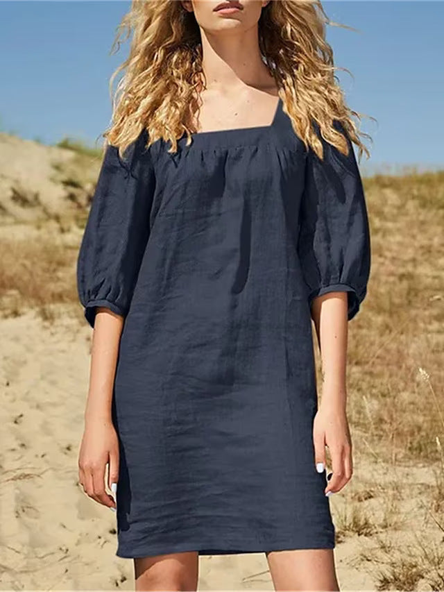 Cotton-Linen Blend Skirt