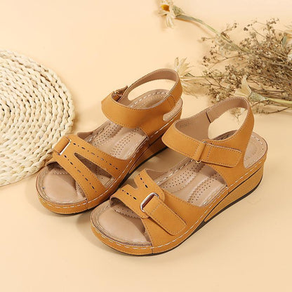 Retro Wedge Sandals - Women's Sandals - photo 3