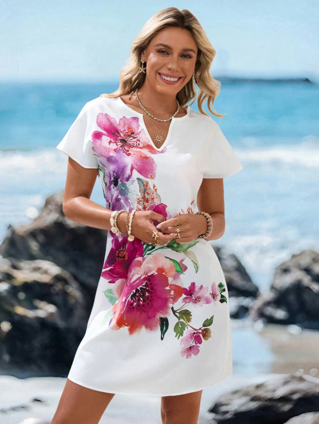 Starfish & Seahorse Print Dress
