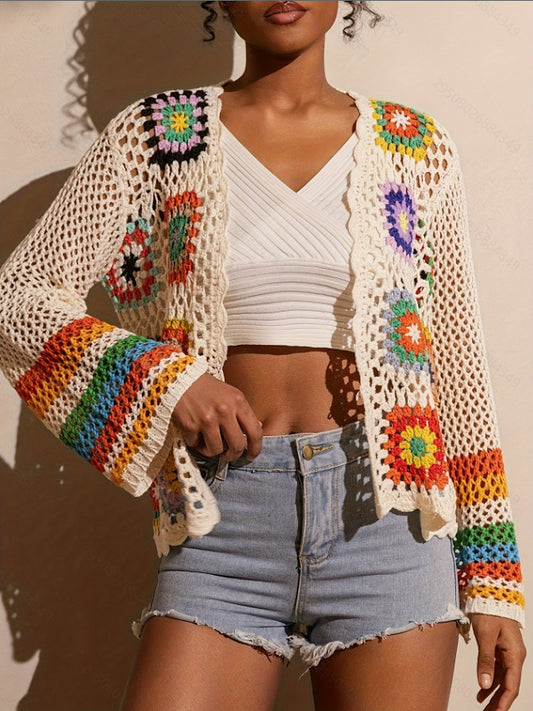 Handmade Crochet Cardigan - Women's Knitwear - photo 1