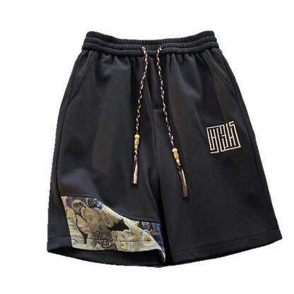 Retro Patchwork Shorts