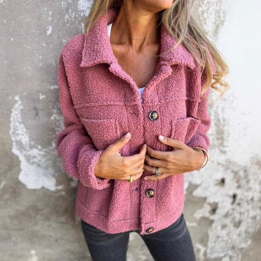 Lamb Wool Blend Coat - Women's Outerwear - photo 1
