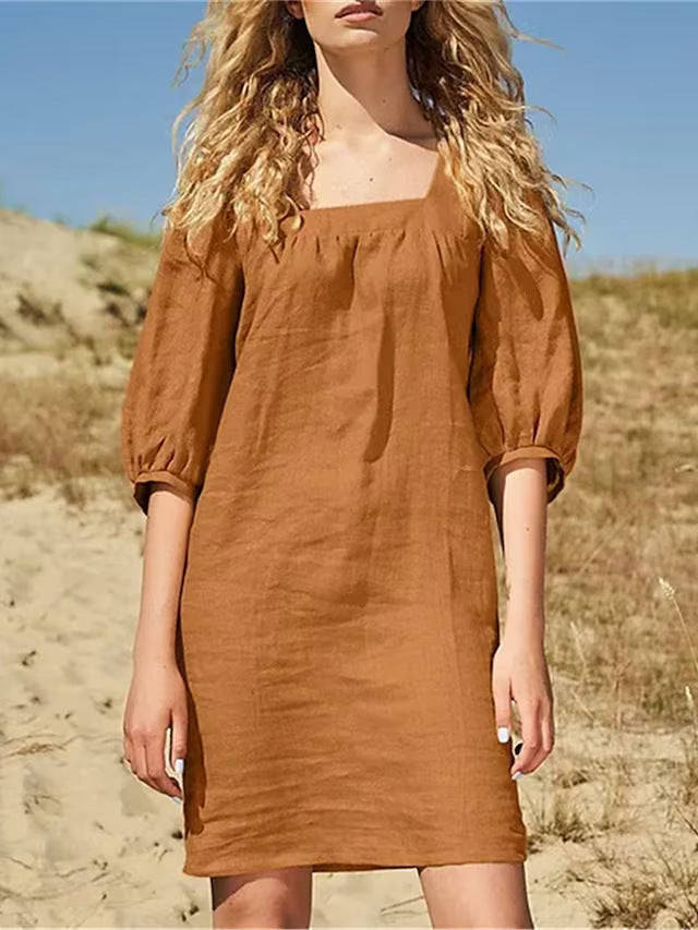 Cotton-Linen Blend Skirt