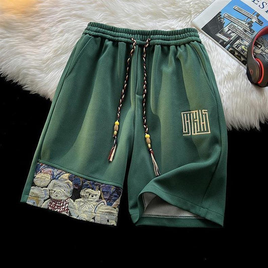 Retro Patchwork Shorts - Men's Shorts - photo 1
