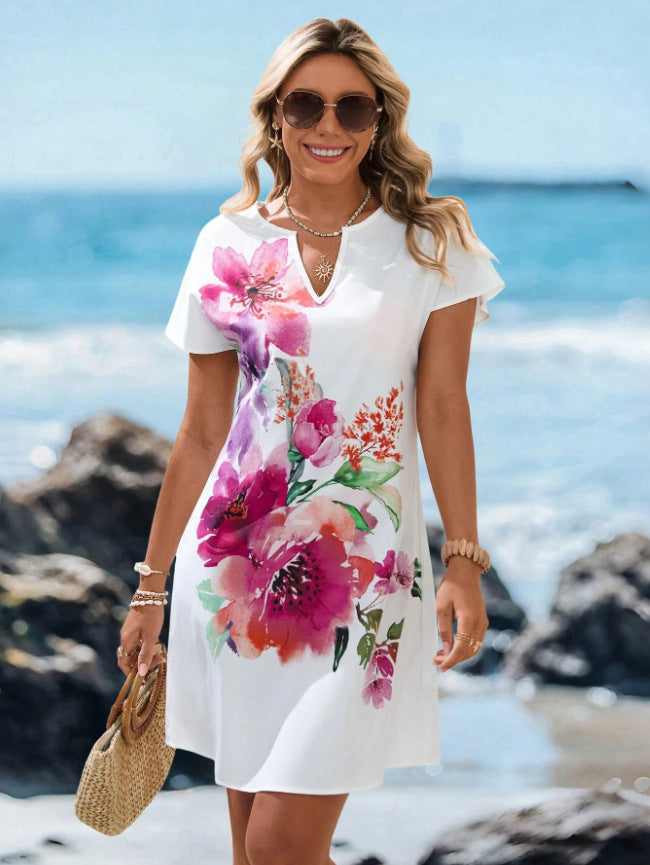 Starfish & Seahorse Print Dress