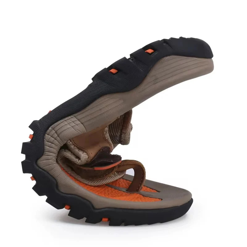 SORRENTO LEATHER SANDALS