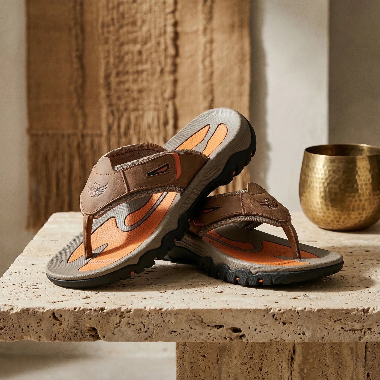 SORRENTO LEATHER SANDALS