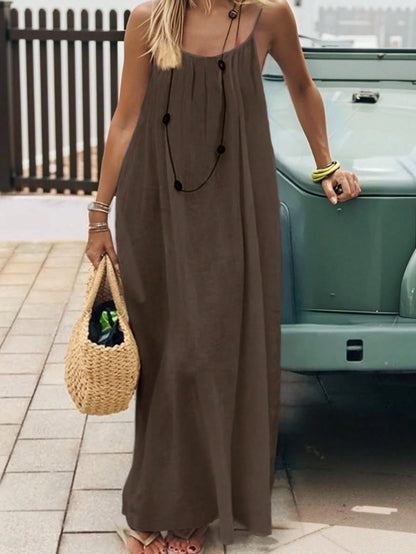 Backless Suspender Loungewear Dress