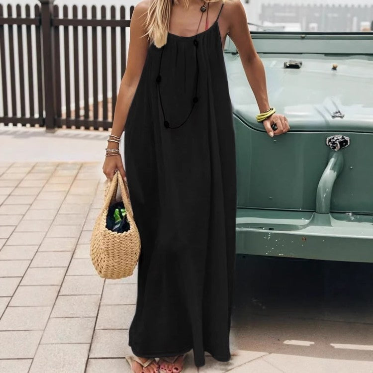 Backless Suspender Loungewear Dress