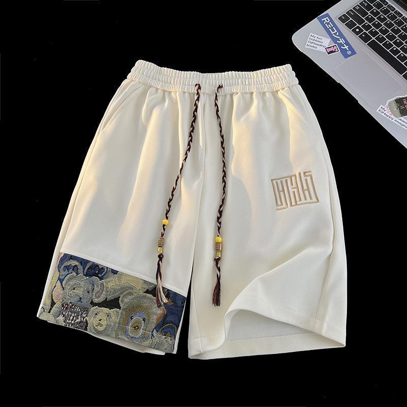 Retro Patchwork Shorts
