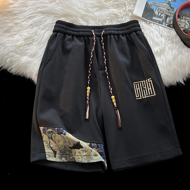 Retro Patchwork Shorts