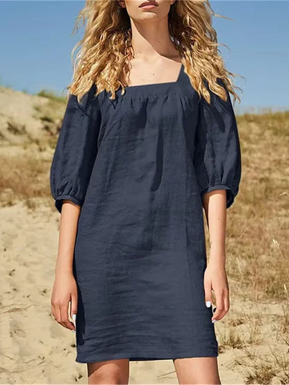Cotton-Linen Blend Skirt