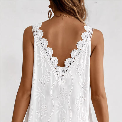 Sleeveless Solid Midi Dress