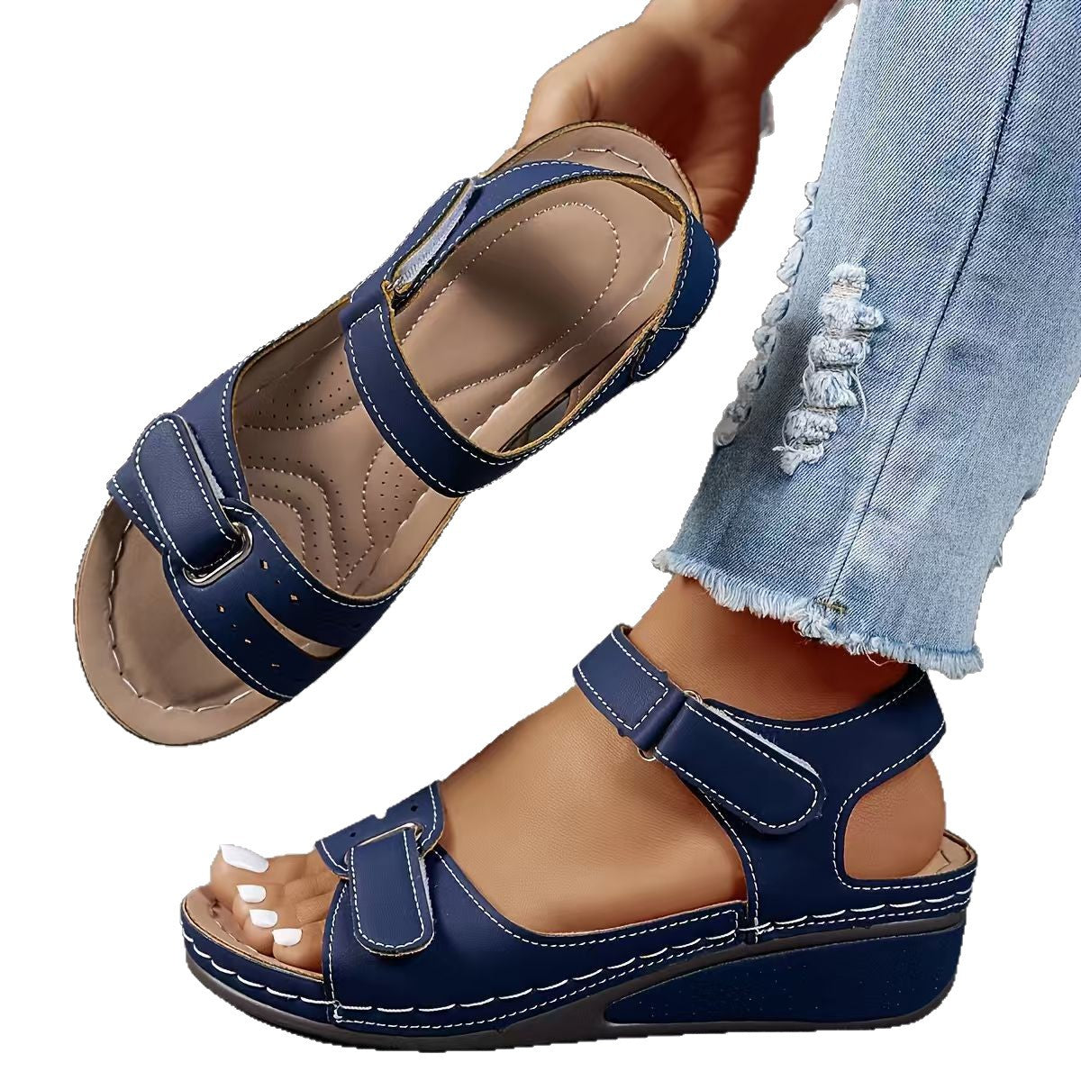 Roman Style Strap Sandals - Women's Sandals - photo 5