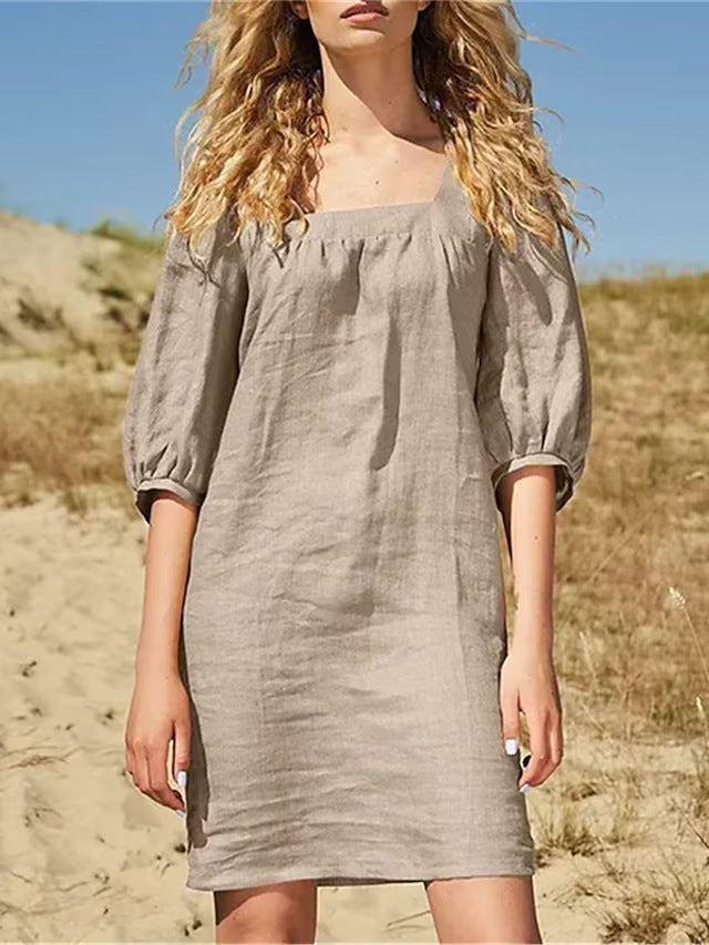Cotton-Linen Blend Skirt